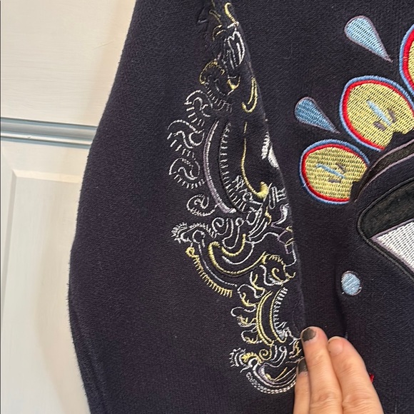 Mystical Eye Embroidered Black Sweatshirt - Picture 6 of 9